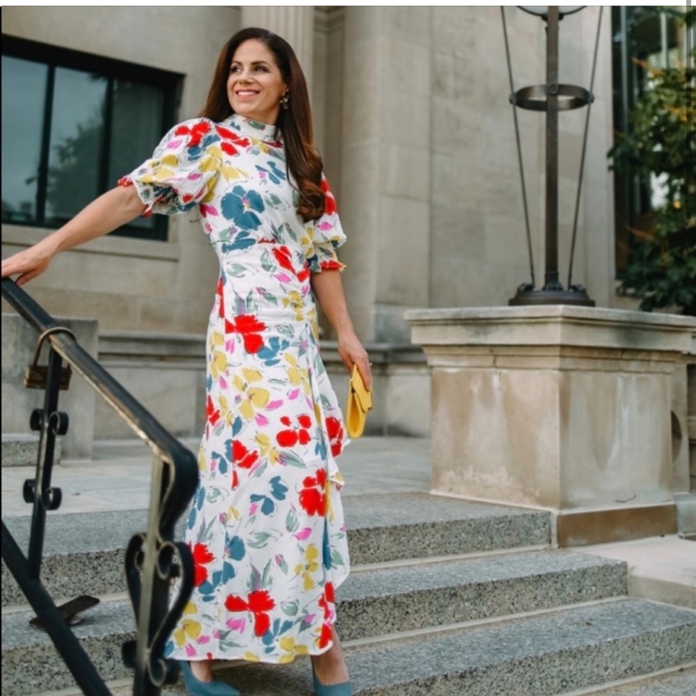 Floral Multicolor Maxi Dress